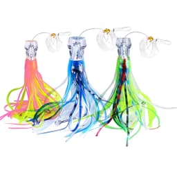 1pcs 65g/100g Resin Head Octopus Soft Skirt Lure Deep Sea Boat Fishing Big Trolling Bait for Tuna Wahoo Fast Sinking