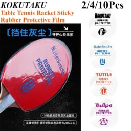 KOKUTAKU Blütenkirsche Table Tennis Racket Rubber Non-Sticky Protective Film PVC Transparent Waterproof Cover For Ping Pong Bat