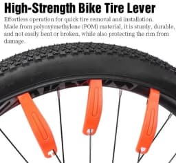 3PCS MTB/Road Bike Tire Levers Ultralight Pry Bar Rim Spoon for Tire Change Cycling Removal Tools Crowbar Set