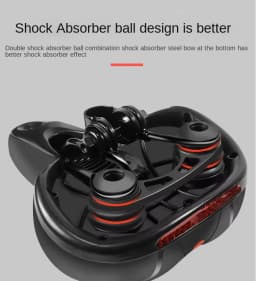 Ergonomic Hollow Breathable Bicycle Saddle for Men & Women β Gel Cushion Shock Absorbing MTB Road Bike Seat | Z-ZUODIAN-1