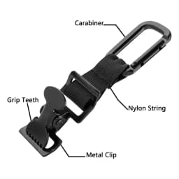 5/3/1pc Serrated Work Gloves Clips Heavy-Duty Mitten Hanger & Safety Clamp For Belt Construction Warehouse Welding Glove Holder