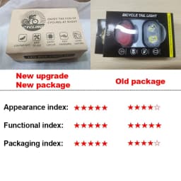 BUCKLOS Bike Light Set Rechargeable Rear Light Front Lamp Waterproof Riding Headlight USB MTB Taillight Led 1PC Cycling Parts