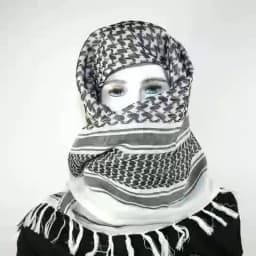 Hot sale Arab Keffiyeh Shemagh Scarf Cotton Winter Shawl Neck Warmer Cover Head Wrap Windproof Tactical Camping Scarf Men Women