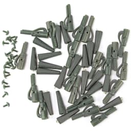 40Pcs Carp Fishing Accessories Lead Clip Quick Change Snap Swivel Tail Anti Tangle Sleeves Carp Rig Coarse Fishing Tackle Pesca