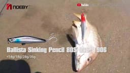 Noeby Ballista Sinking Pencil Fishing Lures 99mm 28g 36g Shore Casting Artificial Hard Bait Bass Saltwater Tackle Fishing Lure