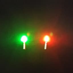 10pcs Light Sticks Green/Red Work with CR322 Battery Waterproof LED Lamp Lightstick Luminous Night Fishing Tackle Accessory J466