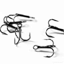 50pcs/box Sharp High Steel Carbon Fishing Treble Hook Strong Crank Barbed Jig Hooks for Carp Sea Fishing Fly Tying Lure 2-14#