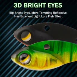 GOBASS 5pcs Mini Metal VIB Blade Jig Fishing Lure 25mm 3g Sinking Vibration Artificial Baits Spoon Vibe for Bass Pike Perch