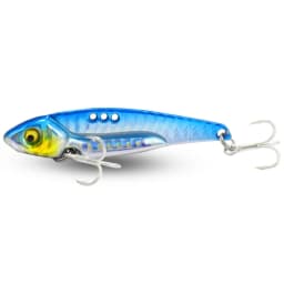 VIB Fishing Lure 7g 10g 18g Metal Jig Sinking Blade Cast Treble Hook Spinner Spoon VIBRATION Spin Tackle Pesca Wobbler Hard Bait