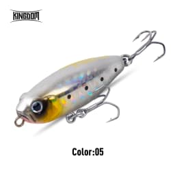 Kingdom Z-Dog Floating Pencil Fishing Lures 40mm 3.2g Stickbait Topwater Surface Walk The Dog Hard Baits Wobblers For Bass Pike