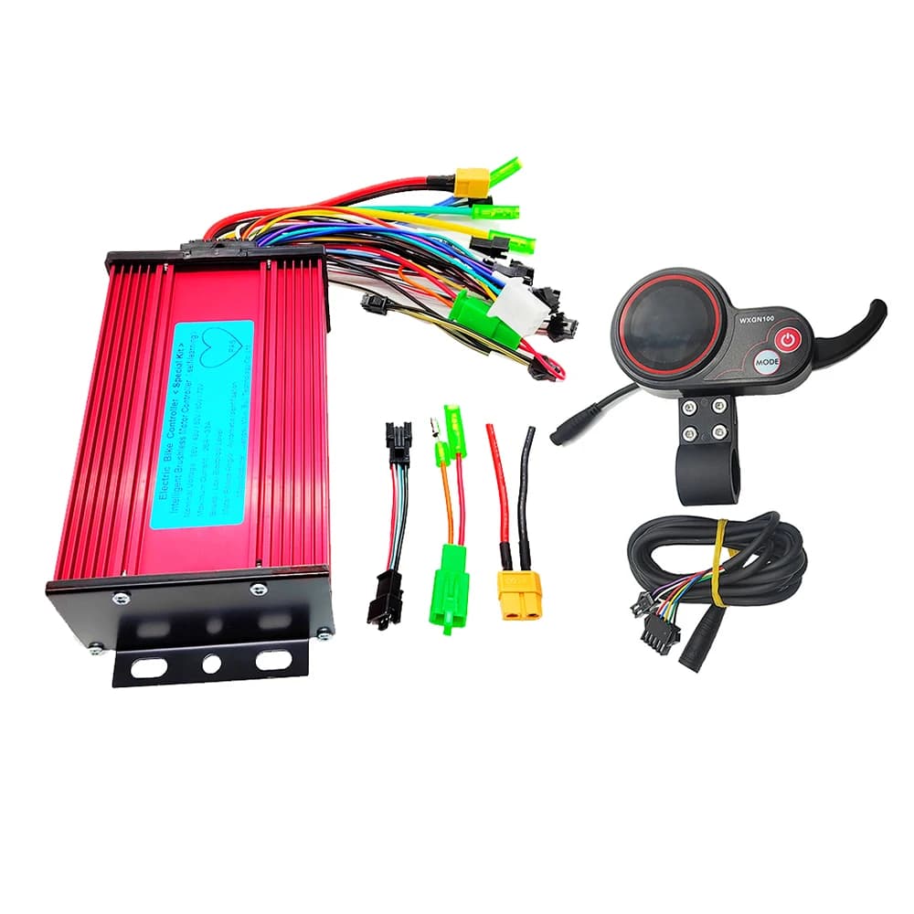 36V 48V 60V 72V 800W 1000W 1500W 26A 30A 33A Intelligent Dual-mode Brushless Controller LCD Display for Electric Scooter E-Bike