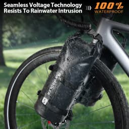 NEWBOLER 2025 Portable Waterproof Bike Fork Bag 5L Portable Bike Bag Electric Scooter Bag Bicycle Front Bag Bicycle Fork Bag