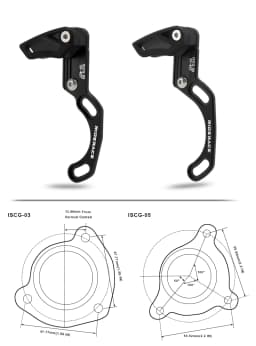 RIDERACE Bike Chain Guide Single Speed MTB Bicycle 1X System ISCG 03 ISCG 05 BB Post Mount Wide Narrow Gear Guider Chain Guide