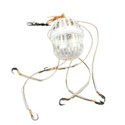 1PC Fishing Hooks Explosion Baits Cage Sea Box Hook Monsters With Six Strong Carbon Steel Plastics Carp Spherical Tackle Tools