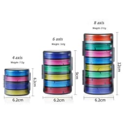 Rainbow Fishing Main Line Box Winding Board High Quality Fishing Box Fishing Tools 4-16 Spindle Silicone Main Spool 2020
