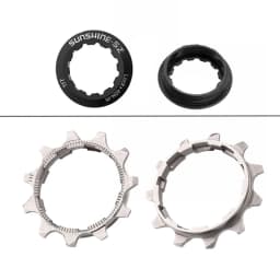 SUNSHINE Cassette Bicycle Ratchet Cog 11 12 13T Sprocket 12 8 9 11 Speed Pinion Bike 10v Cogset Single Speed Freewheel Adapter