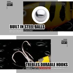 Agoie Deep Diving Crankbaits Jointed Swimbait For Bass Fishing 105mm 15g Floating Wobblers With Rattles For Pike Fishing Lure