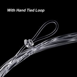 Goture 5pcs Tapered Leader Fly Fishing Line 9FT/2.74M 0X/1X/2X/3X/4X/5X/6X/7X Fly Line Leader With Loop Clear Nylon Line