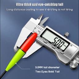 Night Fishing Float Electronic Gravity Induction Color Change LED 2 Bullet Eye-Catching New Short Type Rock Fishing Float