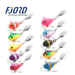 FJORD Tail Spinner Baits 7g 10.5g 14g 21g Fishing Lure Vib Metal Casting Shore Jig Spoon Fishing Artificial Bait Accessories