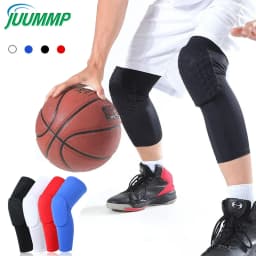 1Pcs/2Pcs Basketball Knee Pads Volleyball Kneepad Honeycomb Crashproof Antislip Leg Sleeve Protective Pad Support Guard Padded