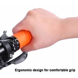 Rubber Handlebar Grips Folding Balance Bike Grips Shockproof Non-slip Mountain Bicycle Grip Aluminum Alloy Lock on MTB Cuffs