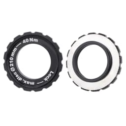 Bicycle Centerlock Lockring and Spacer Bike Center Lock Cover Wrench for 6 Bolt Disc Brake Rotor Wheelset Hub Aluminium Alloy