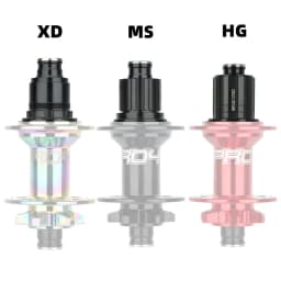 HASSNS Mtb Cube Adapter Bicycle Hub Micro Spline 8/9/10/11/12 Speed Bushing THRU Cap Freehub Xd MS Adapter Mountain Road Bike