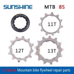 SUNSHINE-SZ Bicycle Flywheel Pinion Repair Parts 11 Speed Bike Cassette 11T 12T 13T Bicycle Flywheel Locking Cover