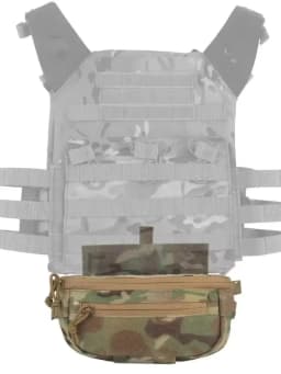 Tactical Hanger Pouch Compact Abdominal Dangler Pack Quick Release Shoulder Bag Integrates Hunting Vest Plate Carrier Airsoft