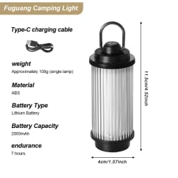 mini 38 light 38 Explore Camping Lamp USB Rechargeable Tent Lantern Flashlights Outdoor Camping Atmosphere Light 2000mah