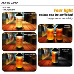 mini 38 light 38 Explore Camping Lamp USB Rechargeable Tent Lantern Flashlights Outdoor Camping Atmosphere Light 2000mah