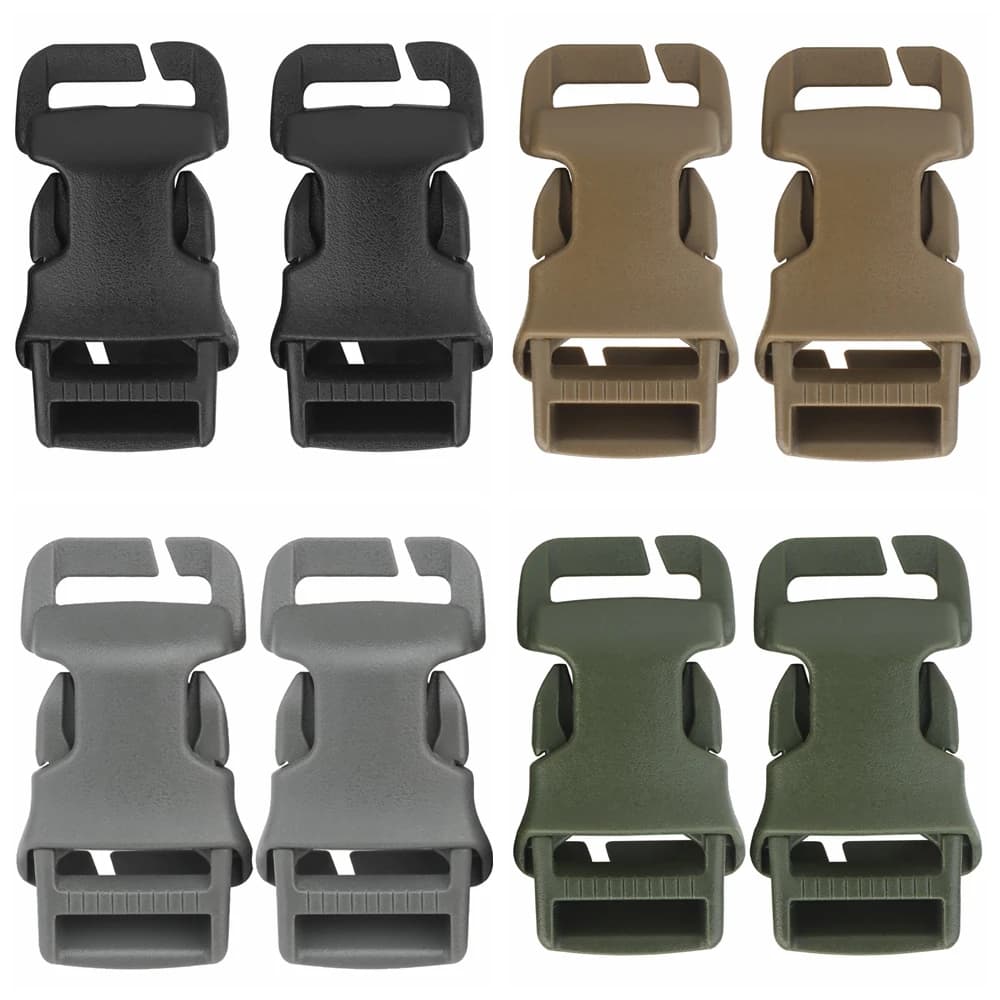 2pcs/set Tactical Vest Belt QASM Quick Attach Buckle/SRB Side Release Buckle/G Hooks Modular Vest Accessories