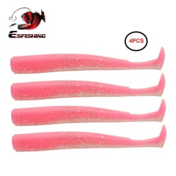 ESFISHING Soft Fishing Lures Leurre Souple Crazy Paddle Tail 150mm Swimbait Lifelike for Pike Bass Trout Pescas