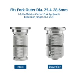 Bicycle Compression Plug Steerer Headset Expansion Bolts Insert Bowl Top Cap Mount 1 1/8" Expander Nuts Carbon Fork Anchor