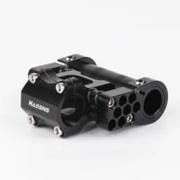 HASSNS Folding Bike Stem Bmx Handlebar Double Table 25.4 Bicycle Bridge Handle Bar Short Power Cycling Rod Adjustable Stem Riser