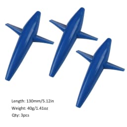 FISHINGFANS 3pcs Bird Shaped Teaser 5" 40g Fishing Lure Floating PP Plastic Big Game Tuna Pesca Tolling Fishing Lure