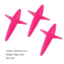 FISHINGFANS 3pcs Bird Shaped Teaser 5" 40g Fishing Lure Floating PP Plastic Big Game Tuna Pesca Tolling Fishing Lure
