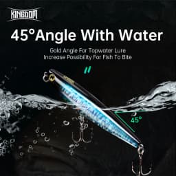 Kingdom Topwater Pencil Fishing Lures 60mm 5.6g 90mm 11g Walking Dog Swimbaits Floating Artificial Hard Baits For Bass Pike