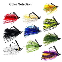 7G/10G/14G Silicone Bass Jig Skirts Buzzbait Bait Wobbler Rubber Skirt For Pike Walleye Fishing Lures Artificial Bait Swim Jigs