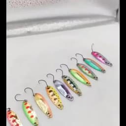 1/3/5PCS Spoon bait 2g 3.5g 5g Fishing Lures Pesca Hard Bait River Stream Freshwater Bass Pike Trout