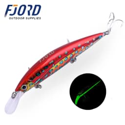 FJORD Luminous 37g 29g 17g Hardcore Sinking Minnow Fishing Lure Treble Hook Hard Baits Jerkbait Sea Long Casting Fishing Items
