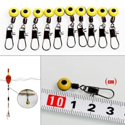 30pcs/set Fishing Float Bobber Stops Space Beans Connectors Sea Saltwater Fishing Tools Equipment Plastic Metal NEW SET