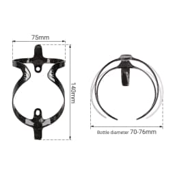 MANA 12g Marble Pattern Full Carbon Fibre Bicycle Bottle Cage + Aluminium Alloy Screws For Road/MTB/Gravel/TT Big Save