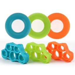 1/2pcs Hand Gripper Silicone Finger Expander Exercise Hand Grip Wrist Strength Trainer Finger Exercise Resistance Bands Fitness