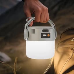 Outdoor Solar Camping Light Rechargeable LED Camping Light COB with Digital Display for Mountain Camping