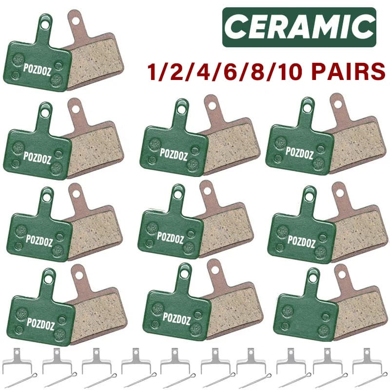POZDOZ MTB Ceramic Road Brake Pads for SHIMANO B01S B05S Mountain Bicycle Hydraulic Disc Brake Pads Bike Cycling Parts
