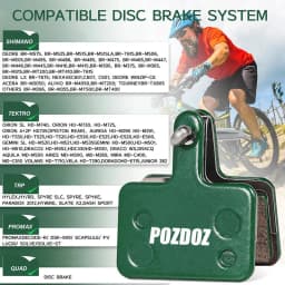 POZDOZ MTB Ceramic Road Brake Pads for SHIMANO B01S B05S Mountain Bicycle Hydraulic Disc Brake Pads Bike Cycling Parts