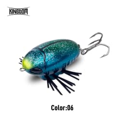 Kingdom Microbeetle Artificial Topwater Insect Fishing Lure 1.8g 3.3g Treble Hook 14# 12# Floating Wobblers Insect bait Notobug