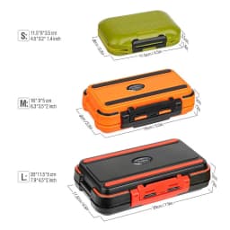 Waterproof Fishing Tackle Box Hooks Lures Accessories Box For Fishing Tool Storage Box Doublex Sided Carp Fishing Goods Boxes